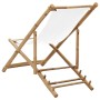 Tumbona de jardín bambú y lona de vidaXL, Sillas de jardín - Ref: Foro24-41491, Precio: 51,67 €, Descuento: %
