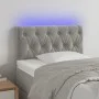 Cabecero con LED de terciopelo gris claro 80x7x78/88 cm de , Cabeceros y pies de cama - Ref: Foro24-3121978, Precio: 51,30 €,...