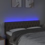 Cabecero con LED de tela gris taupe 144x7x78/88 cm de , Cabeceros y pies de cama - Ref: Foro24-3121950, Precio: 82,07 €, Desc...