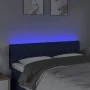 Kopfteil aus blauem Stoff mit LED 144x7x78/88 cm von , Kopf- und Fußteile - Ref: Foro24-3121952, Preis: 69,30 €, Rabatt: %