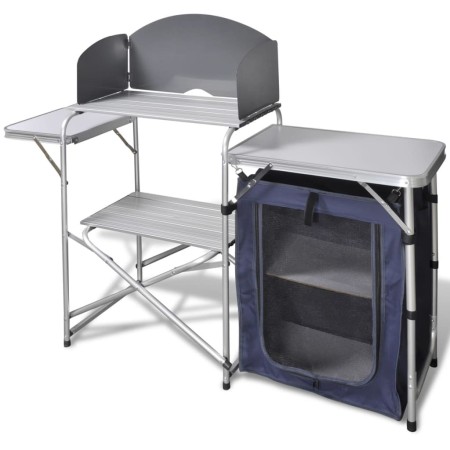 Armario de cocina de camping plegable estructura de aluminio de vidaXL, Mobiliario de camping - Ref: Foro24-41330, Precio: 13...