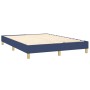 Cama box spring colchón y luces LED tela azul 140x190 cm de , Camas y somieres - Ref: Foro24-3133955, Precio: 445,04 €, Descu...