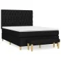 Boxspringbett mit schwarzer Stoffmatratze 140x190 cm von , Betten und Lattenroste - Ref: Foro24-3137391, Preis: 513,69 €, Rab...