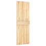 Puerta corredera con herrajes madera maciza de pino 70x210 cm en Puertas | Comprar online en Foru.es
