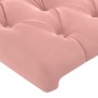 Cabecero de terciopelo rosa 100x7x78/88 cm de , Cabeceros y pies de cama - Ref: Foro24-346339, Precio: 59,92 €, Descuento: %