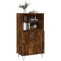 Aparador alto madera contrachapada roble ahumado 60x36x110 cm de , Aparadores - Ref: Foro24-831489, Precio: 77,03 €, Descuent...