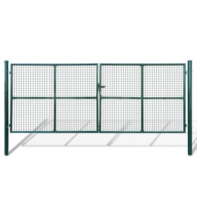 Verja mallada para el jardín, 415 x 200 cm / 400 x 150 cm de vidaXL, Puertas de jardín - Ref: Foro24-141391, Precio: 502,14 €...