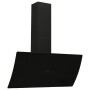 Campana extractora de pared acero vidrio templado negro 90 cm de , Extractores - Ref: Foro24-51677, Precio: 224,30 €, Descuen...