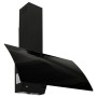 Campana extractora de pared acero vidrio templado negro 90 cm de , Extractores - Ref: Foro24-51677, Precio: 224,30 €, Descuen...