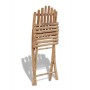 Juego de comedor de jardín plegable 5 piezas de bambú de vidaXL, Conjuntos de jardín - Ref: Foro24-41497, Precio: 265,68 €, D...