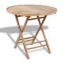 Juego de comedor de jardín plegable 5 piezas de bambú de vidaXL, Conjuntos de jardín - Ref: Foro24-41497, Precio: 265,68 €, D...