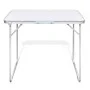 Mesita plegable para camping con estructura de metal, 80 x 60 cm de vidaXL, Mobiliario de camping - Ref: Foro24-41324, Precio...