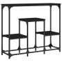 Mesa consola de madera de ingeniería negra 89,5x28x76 cm de , Mesas auxiliares - Ref: Foro24-833383, Precio: 53,31 €, Descuen...