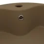 Luxurious washbasin with matte cream ceramic overflow 36x13 cm by , Sinks - Ref: Foro24-147040, Price: 48,51 €, Discount: %