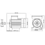 Single-phase aluminum electric motor 1.5kW/2HP 2 poles 2800 RPM by , Electric motors - Ref: Foro24-148001, Price: 152,73 €, D...