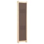 Biombo divisor de 3 paneles de tela marrón 120x170x4 cm de , Divisores de ambientes - Ref: Foro24-248179, Precio: 52,41 €, De...