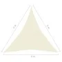 Toldo de vela HDPE color crema 160 g/m² 4x5x5 m de , Sombrillas - Ref: Foro24-311206, Precio: 28,58 €, Descuento: %
