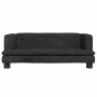 Cama para perros de terciopelo negro 80x45x30 cm en Camas para perros | Comprar online en Foru.es