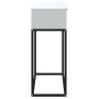 Mesa consola hierro y madera contrachapada blanco 80x30x75 cm de , Mesas auxiliares - Ref: Foro24-352103, Precio: 99,06 €, De...