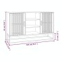 Aparador de madera contrachapada 105x30x65 cm de , Aparadores - Ref: Foro24-352120, Precio: 121,91 €, Descuento: %