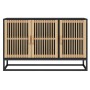 Aparador de madera contrachapada negro 105x30x65 cm de , Aparadores - Ref: Foro24-352122, Precio: 162,16 €, Descuento: %