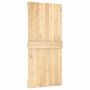 Puerta corredera con herrajes madera maciza de pino 95x210 cm en Puertas | Comprar online en Foru.es