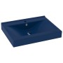 Lavabo de lujo con grifo cerámica azul oscuro 60x46 cm de , Lavabos - Ref: Foro24-147023, Precio: 75,33 €, Descuento: %