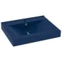 Luxury sink with dark blue ceramic faucet 60x46 cm by , Sinks - Ref: Foro24-147023, Price: 74,46 €, Discount: %