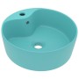 Lavabo lujo con rebosadero cerámica verde claro mate 36x13 cm de , Lavabos - Ref: Foro24-147035, Precio: 51,81 €, Descuento: %