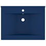 Lavabo de lujo con grifo cerámica azul oscuro 60x46 cm de , Lavabos - Ref: Foro24-147023, Precio: 75,33 €, Descuento: %