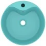 Luxury washbasin with matte light green ceramic overflow 36x13 cm by , Sinks - Ref: Foro24-147035, Price: 51,18 €, Discount: %