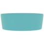 Lavabo lujo con rebosadero cerámica verde claro mate 36x13 cm de , Lavabos - Ref: Foro24-147035, Precio: 51,81 €, Descuento: %