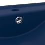 Lavabo de lujo con grifo cerámica azul oscuro 60x46 cm de , Lavabos - Ref: Foro24-147023, Precio: 75,33 €, Descuento: %