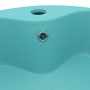 Lavabo lujo con rebosadero cerámica verde claro mate 36x13 cm de , Lavabos - Ref: Foro24-147035, Precio: 51,81 €, Descuento: %