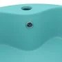 Luxury washbasin with matte light green ceramic overflow 36x13 cm by , Sinks - Ref: Foro24-147035, Price: 51,18 €, Discount: %