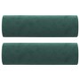 Cojines decorativos 2 uds terciopelo verde oscuro 15x50 cm de , Cojines - Ref: Foro24-349511, Precio: 27,33 €, Descuento: %
