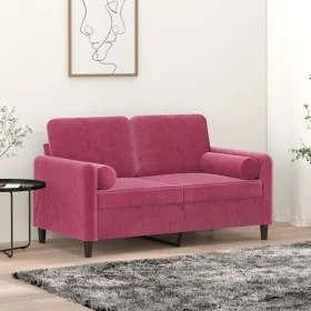 Cojines decorativos 2 uds terciopelo rojo tinto 15x50 cm de , Cojines - Ref: Foro24-349513, Precio: 18,55 €, Descuento: %