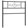 Kopfteil aus schwarzem Metall, 90 cm von , Kopf- und Fußteile - Ref: Foro24-355295, Preis: 24,68 €, Rabatt: %