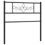 Cabecero de metal negro 90 cm de , Cabeceros y pies de cama - Ref: Foro24-355295, Precio: 25,03 €, Descuento: %