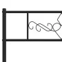 Kopfteil aus schwarzem Metall, 90 cm von , Kopf- und Fußteile - Ref: Foro24-355295, Preis: 24,68 €, Rabatt: %