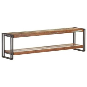 Mueble de TV de madera maciza reciclada 150x30x40 cm de , Muebles TV - Ref: Foro24-320793, Precio: 154,30 €, Descuento: %