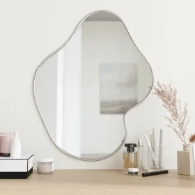 Silver wall mirror 60x50 cm by , Mirrors - Ref: Foro24-348270, Price: 44,41 €, Discount: %