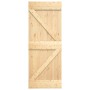 Puerta corredera con herrajes madera maciza de pino 80x210 cm de , Puertas - Ref: Foro24-3203084, Precio: 220,06 €, Descuento: %