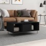 Mesa de centro madera contrachapada negro 90x50x36,5 cm de , Mesas de centro - Ref: Foro24-830589, Precio: 63,20 €, Descuento: %