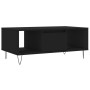 Mesa de centro madera contrachapada negro 90x50x36,5 cm de , Mesas de centro - Ref: Foro24-830589, Precio: 63,20 €, Descuento: %