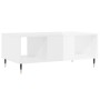 Mesa de centro madera contrachapada blanco brillo 90x50x36,5 cm de , Mesas de centro - Ref: Foro24-830582, Precio: 67,81 €, D...