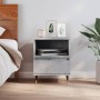 Mesita de noche madera de ingeniería gris hormigón 40x35x50 cm de , Mesitas de noche - Ref: Foro24-830612, Precio: 41,12 €, D...