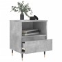 Mesita de noche madera de ingeniería gris hormigón 40x35x50 cm de , Mesitas de noche - Ref: Foro24-830612, Precio: 41,12 €, D...