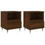 Mesitas noche 2 uds madera ingeniería marrón roble 40x35x50 cm de , Mesitas de noche - Ref: Foro24-830619, Precio: 78,76 €, D...