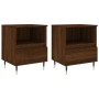 Mesitas noche 2 uds madera ingeniería marrón roble 40x35x50 cm de , Mesitas de noche - Ref: Foro24-830619, Precio: 79,81 €, D...
